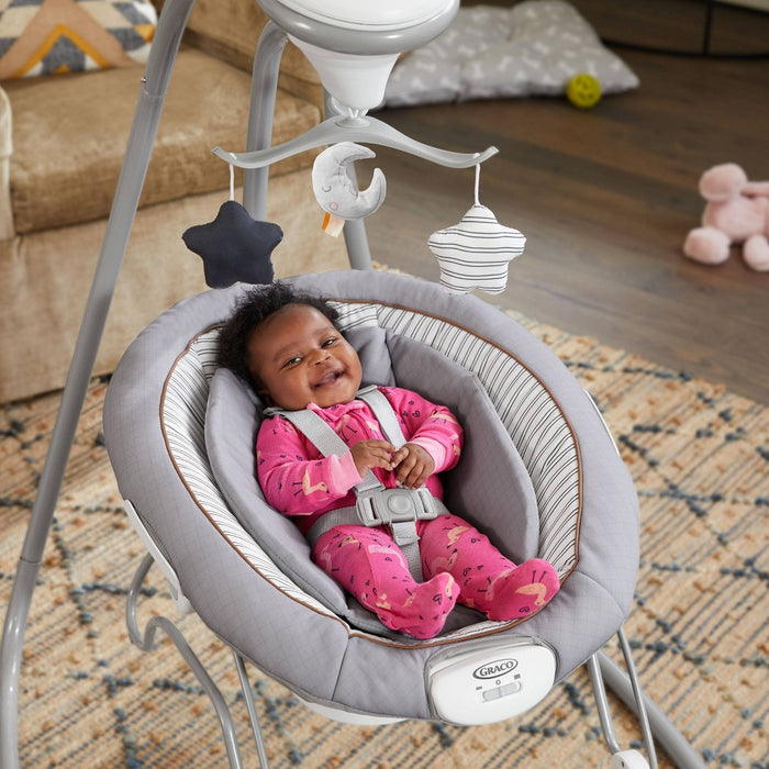 Graco DuetConnect Deluxe Multi-Direction Baby Swing and Bouncer - Britton (LOCAL PICKUP ONLY)