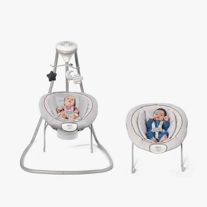 Graco DuetConnect Deluxe Multi-Direction Baby Swing and Bouncer - Britton (LOCAL PICKUP ONLY)