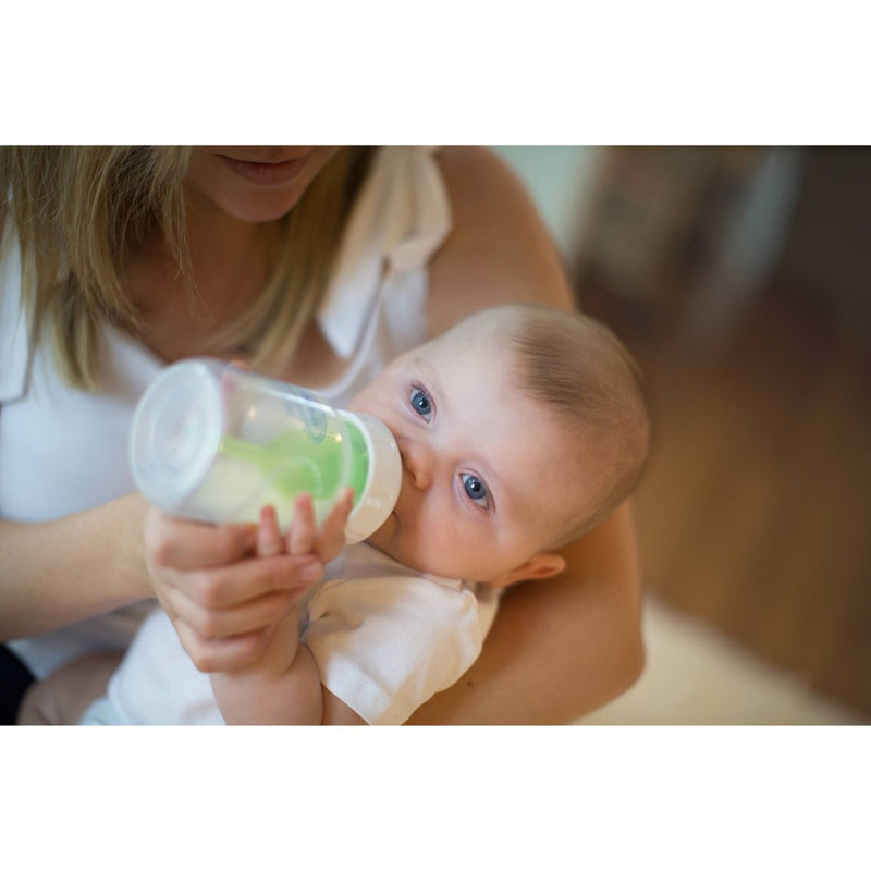 Dr. Brown's Options+ Wide-Neck Anti-Colic Glass Baby Bottle - 5oz/2pk