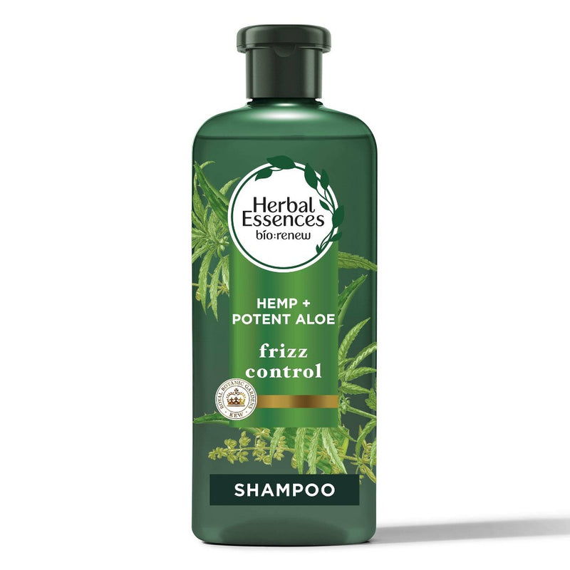 Herbal Essences bio:renew Hemp + Potent Aloe Sulfate Free Shampoo Frizz Control - 13.5 fl oz