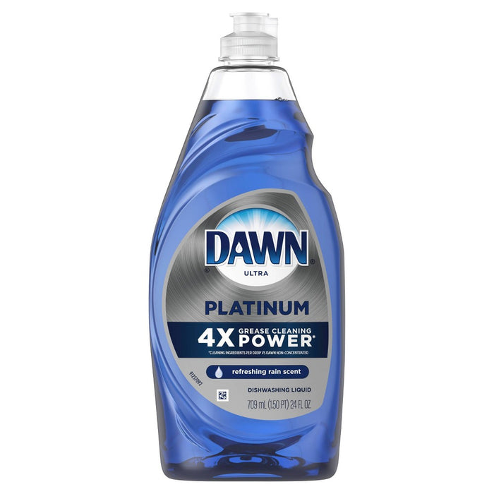 Dawn Platinum Liquid Dish Soap - Refreshing Rain Scent - 24 fl oz