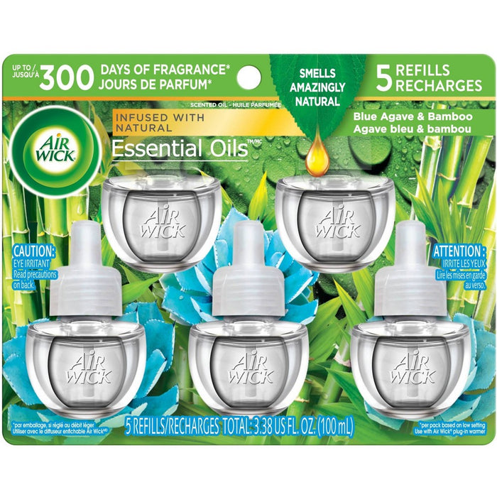 Air Wick Essential Oils Blue Agave and Bamboo Air Fresheners - 3.38 fl oz