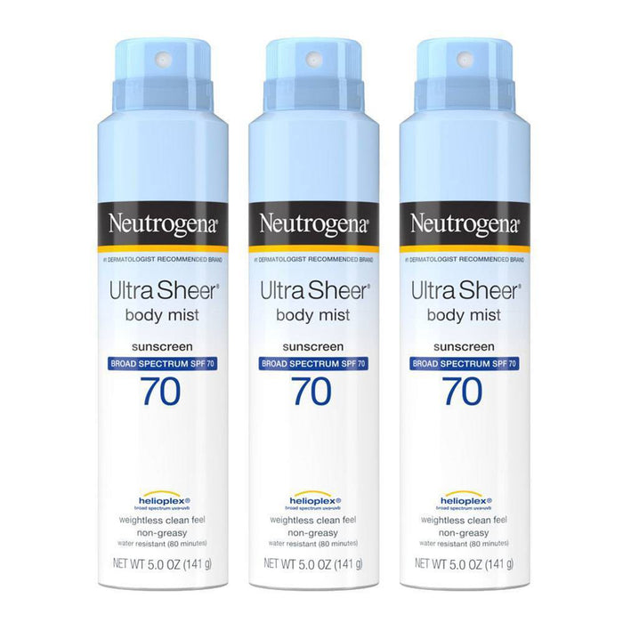 Neutrogena Ultra Sheer Sunscreen Spray - SPF 70 - 5oz