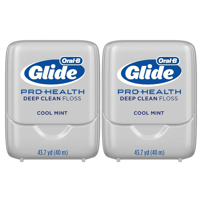 Oral-B Glide Pro-Health Deep Clean Dental Floss Cool Mint - 2pk