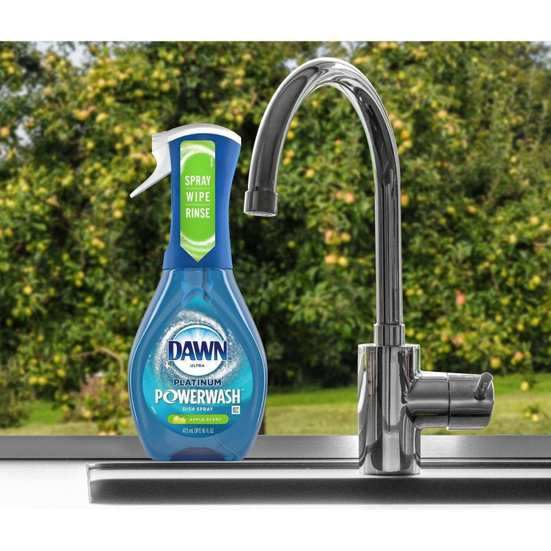 Dawn Platinum Powerwash Dish Spray, Dishwashing Dish Soap - Apple Scent Refill - 16oz