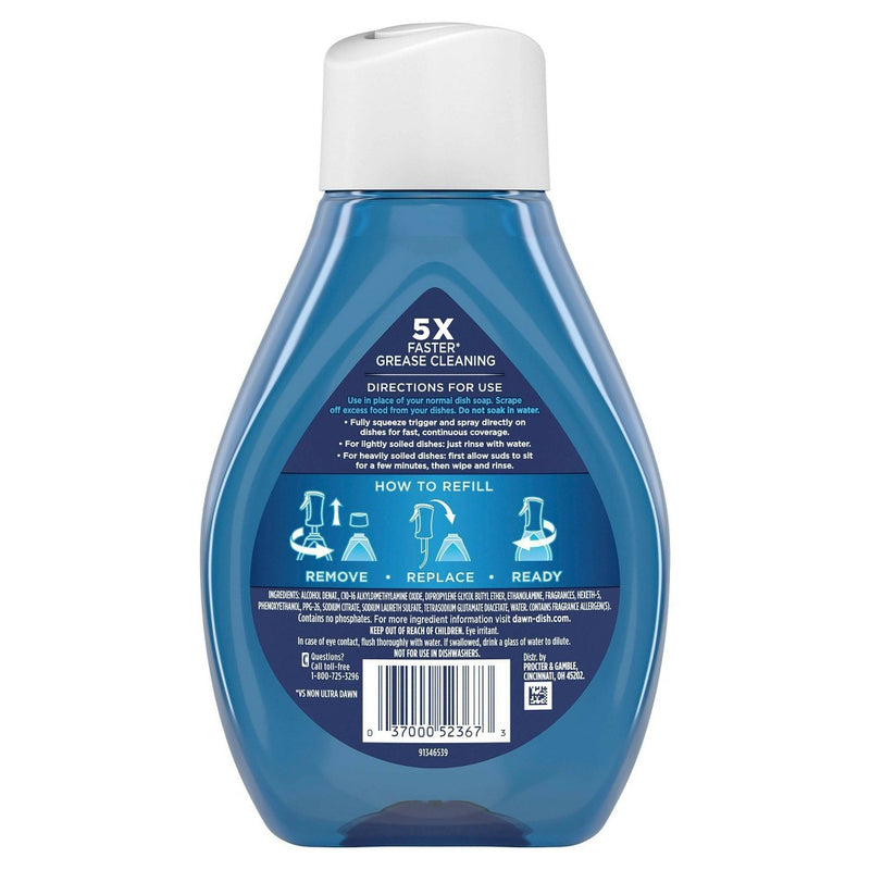 Dawn Platinum Powerwash Dish Spray, Dishwashing Dish Soap - Apple Scent Refill - 16oz