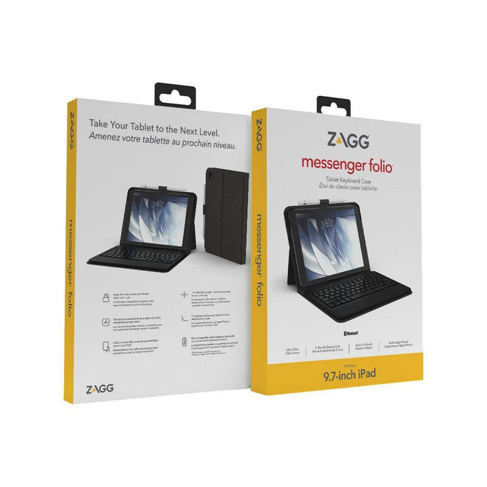 ZAGG ID8MBN-BB0 iPad Pro 9.7" Keyboard Folio Case - Black