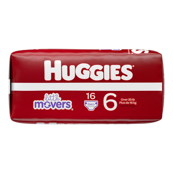 Huggies Little Movers Baby Disposable Diapers - Size 6 - 16ct
