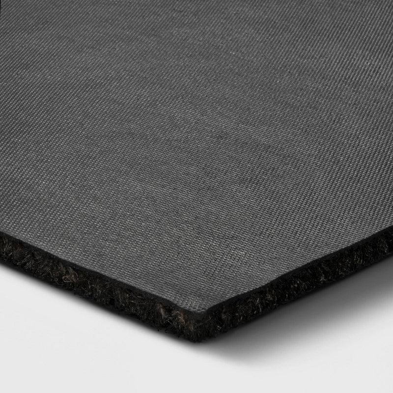 1'6"x2'6" Shine on Doormat Black - Room Essentials™ (LOCAL PICKUP ONLY)
