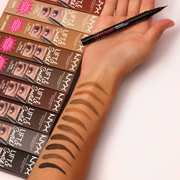 NYX Professional Makeup Lift N Snatch! Brow Tint Pen - Soft Brown - 0.03 fl oz