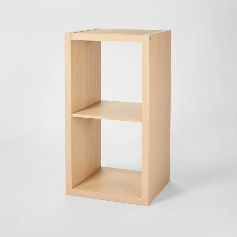 2 Cube Organizer Natural - Brightroom™ (LOCAL PICKUP ONLY)