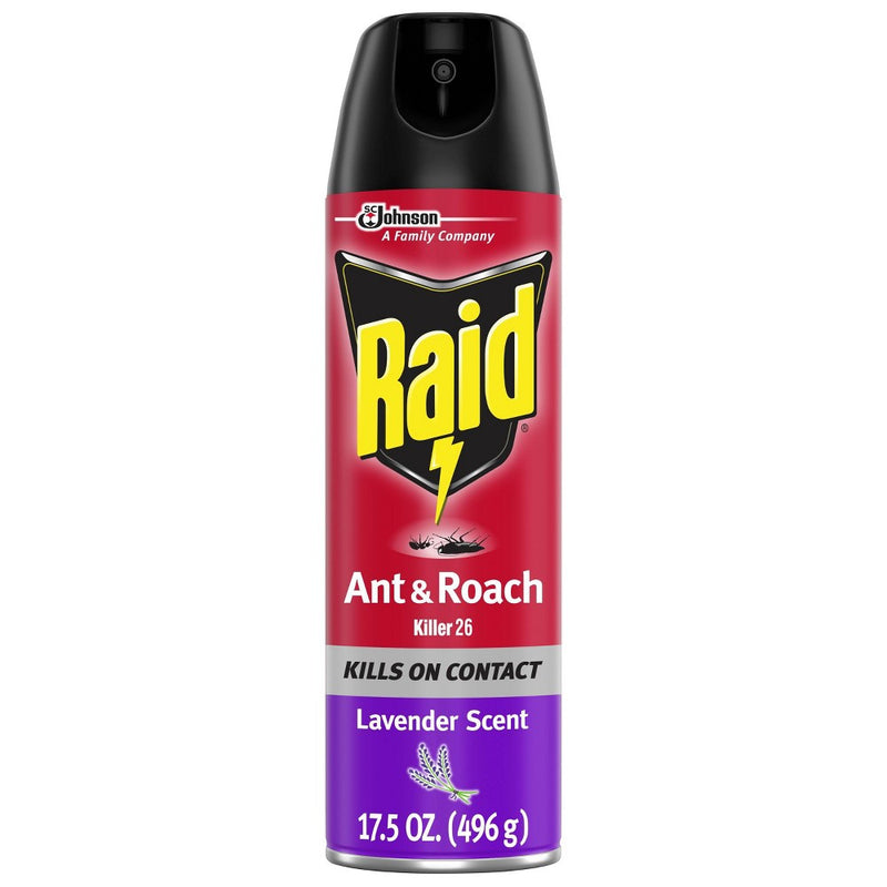 Raid Ant and Roach Killer Lavender Scent - 17.5oz