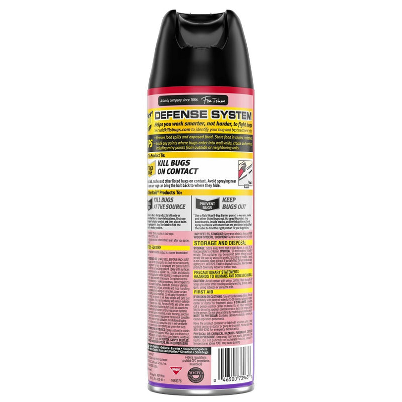 Raid Ant and Roach Killer Lavender Scent - 17.5oz