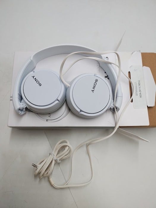 Sony ZX Series Wired On Ear Headphones - White (MDR-ZX110) SEE DETAILS
