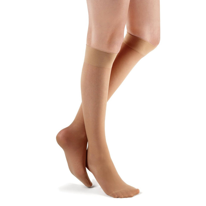 Futuro Ultra Sheer Knee Highs for Women - Nude - Medium