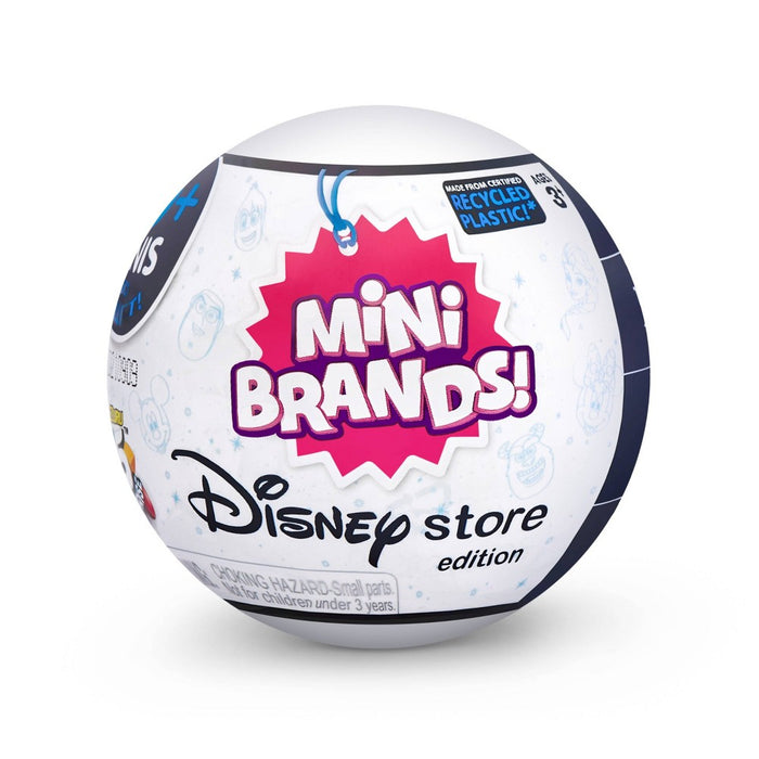 LOT OF 2! - 5 Surprise Mini Brands Disney Store Series 1 Mystery Capsule