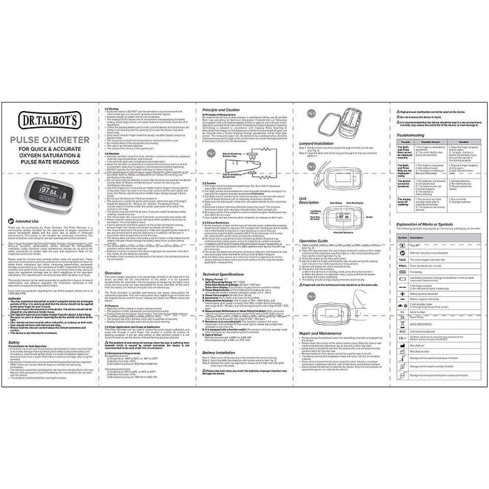 Dr. Talbot's Pulse Oximeter