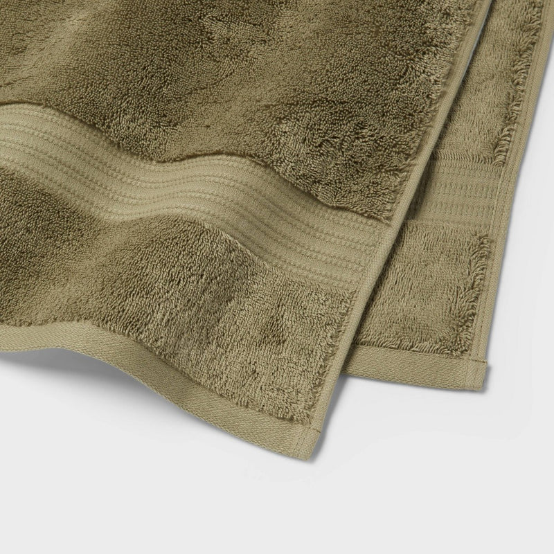Antimicrobial Oversized Bath Towel Olive Green - Total Fresh