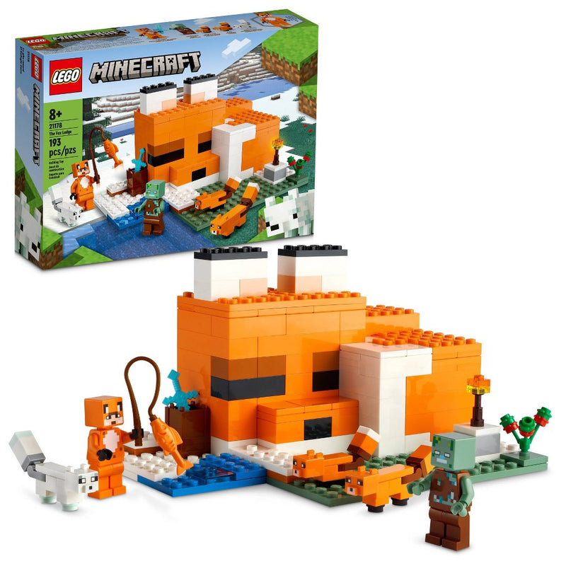 LEGO Minecraft The Fox Lodge 21178 Building Set