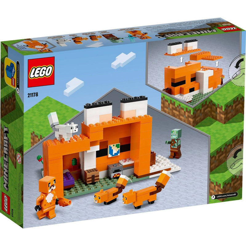 LEGO Minecraft The Fox Lodge 21178 Building Set