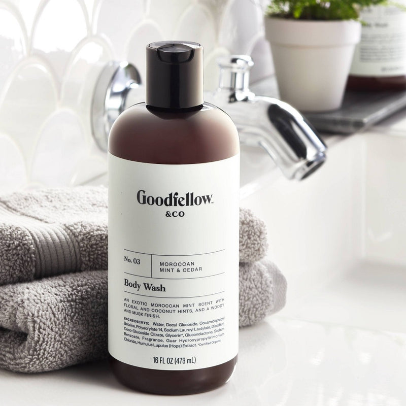 No.03 Moroccan Mint & Cedar Body Wash - 16 fl oz - Goodfellow & Co™