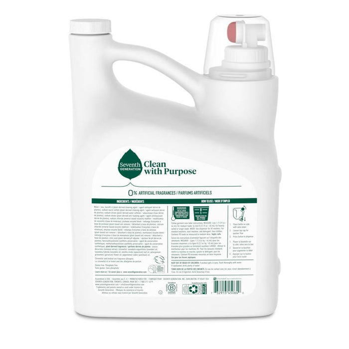 Seventh Generation Liquid Laundry Detergent - Fresh Lavender - 135 fl oz6