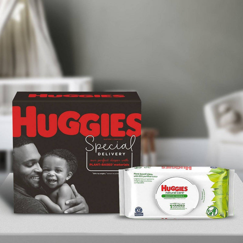 Huggies Special Delivery Hypoallergenic Baby Disposable Diapers Economy Plus Pack - Size 3 - 156ct