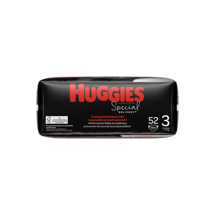 Huggies Special Delivery Hypoallergenic Baby Disposable Diapers Economy Plus Pack - Size 3 - 156ct