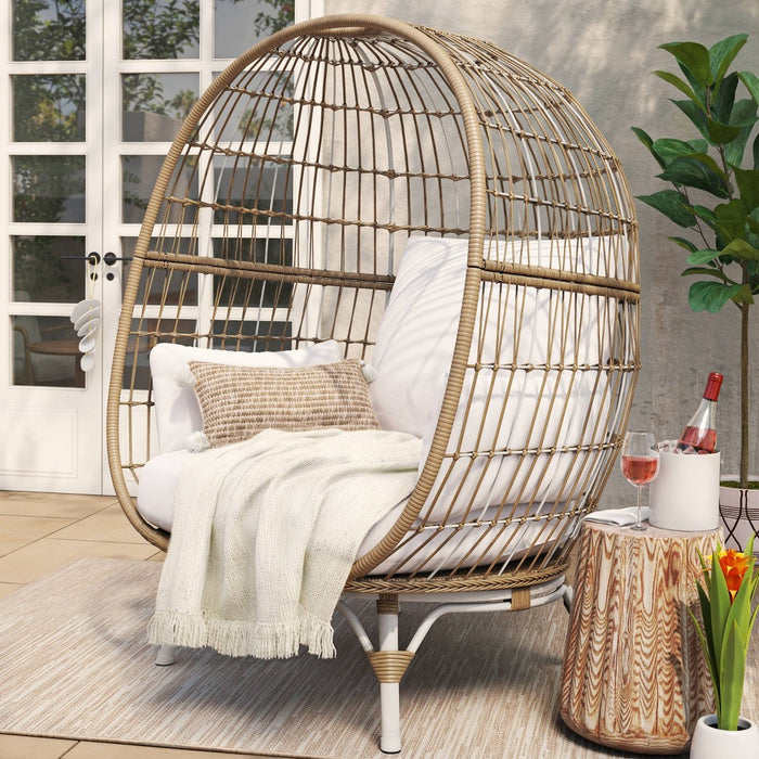 Ridged Teardrop Shape Patio Garden Accent Table - Threshold™ (LOCAL PICKUP ONLY)