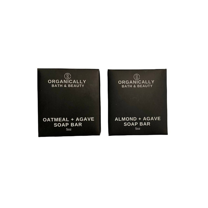 Organically Bath & Beauty Oatmeal Almond Agave Bar Soap - 2pk