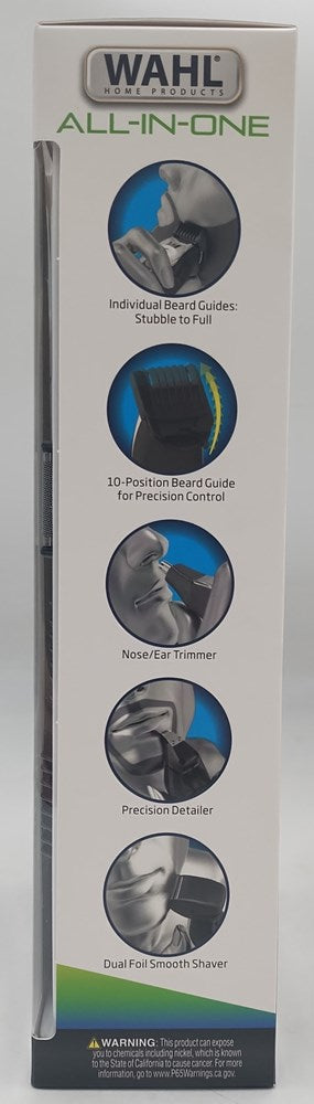 Wahl Lithium Ion Multi-Groomer Men's Beard, Facial & Total Body Groomer