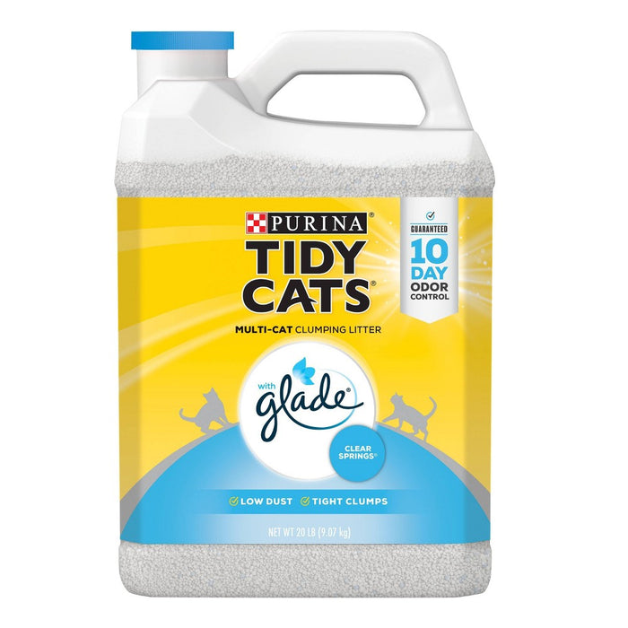 Purina Tidy Cats with Glade Tough Odor Solutions Multiple Cats Clumping Litter - 20lbs (LOCAL PICKUP ONLY)