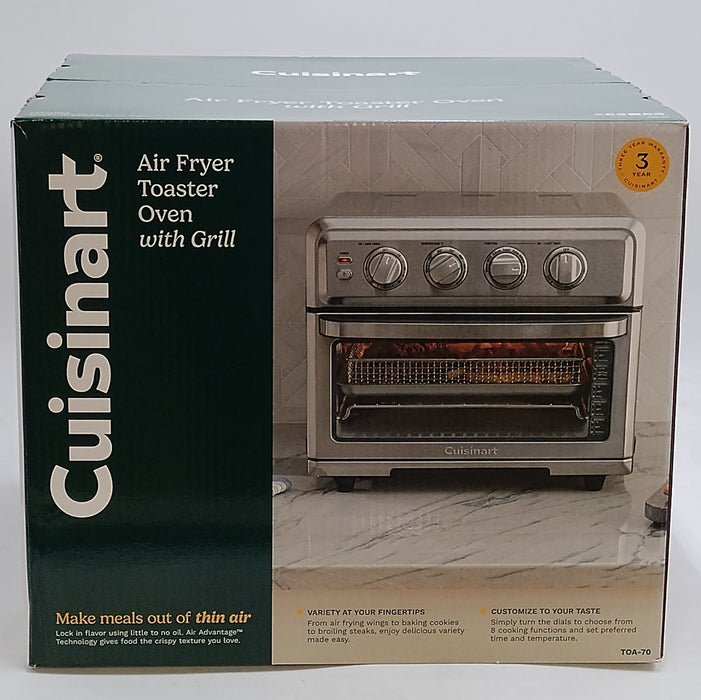 Cuisinart AirFryer Toaster Oven w/Grill - Stainless Steel - TOA-70 (LOCAL PICKUP ONLY)