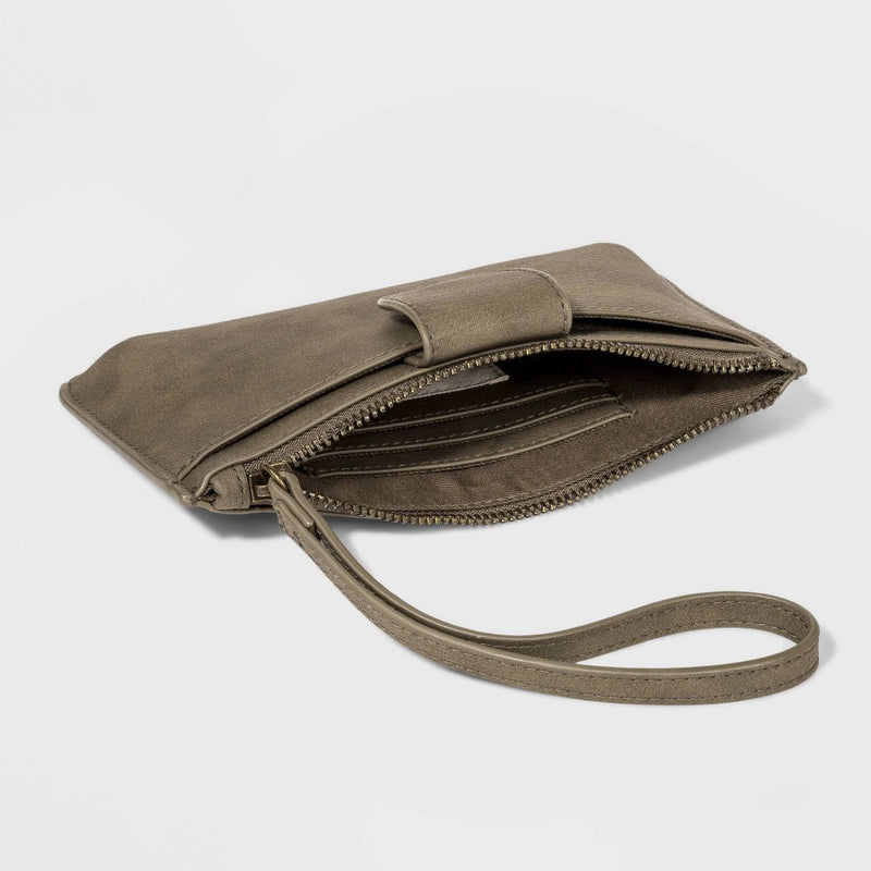 Zip Closure Wristlet - Universal Thread™ Green