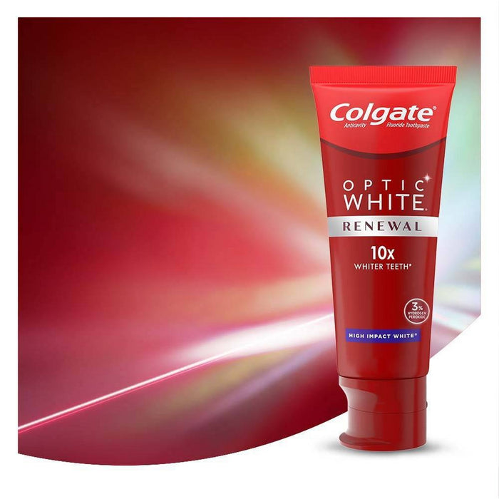 Colgate Optic White Renewal High Impact Whitening Toothpaste - 3oz/2pk