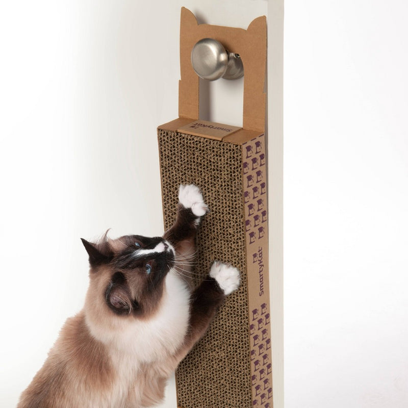 SmartyKat Scratch Up+ Catnip Infused Corrugated Hanging Cat Scratcher