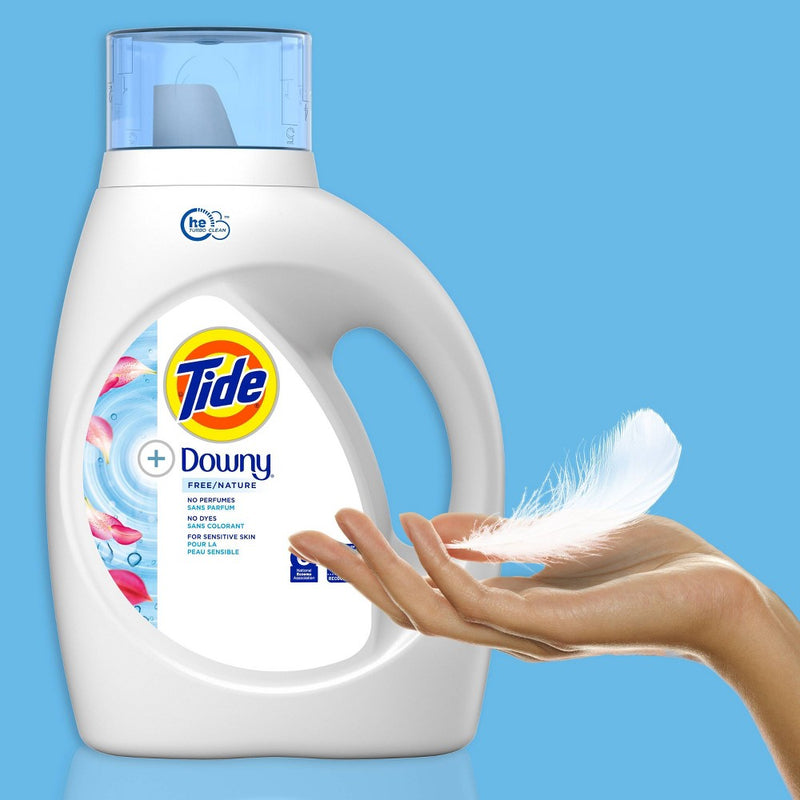 Tide +Downy Free Liquid Laundry Detergent - 92 fl oz