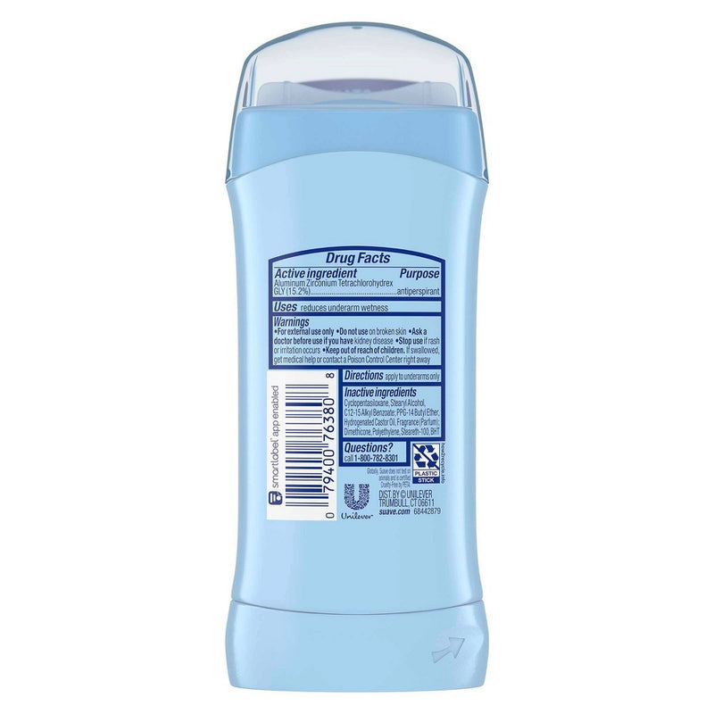 Suave Powder Anti-Staining 48-Hour Antiperspirant & Deodorant Stick - 2.6oz