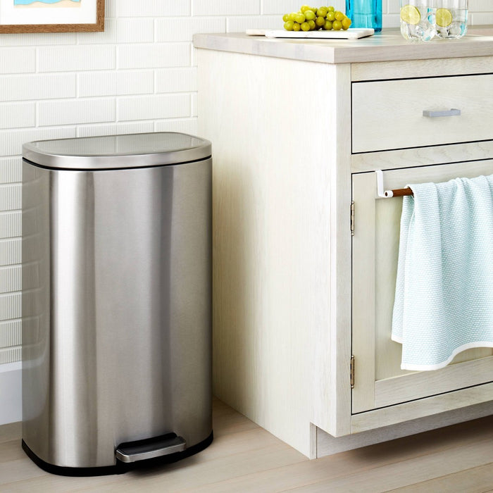 45L D Shape Step Trash Can - Brightroom™ (LOCAL PICKUP ONLY)