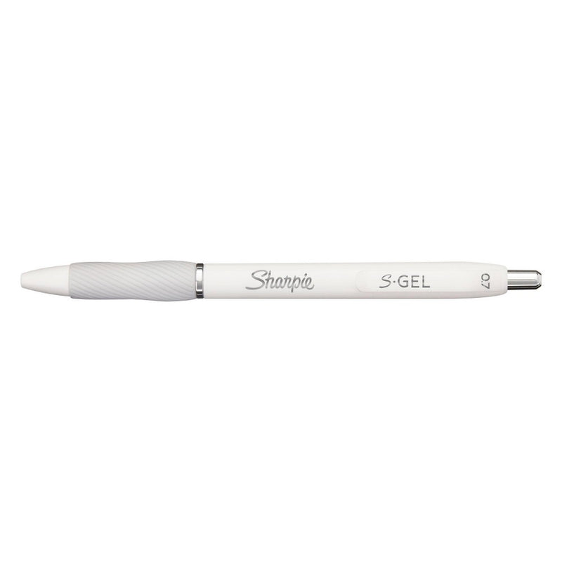 Sharpie S-Gel 4pk Gel Pens White Barrel 0.7mm Medium Tip Black