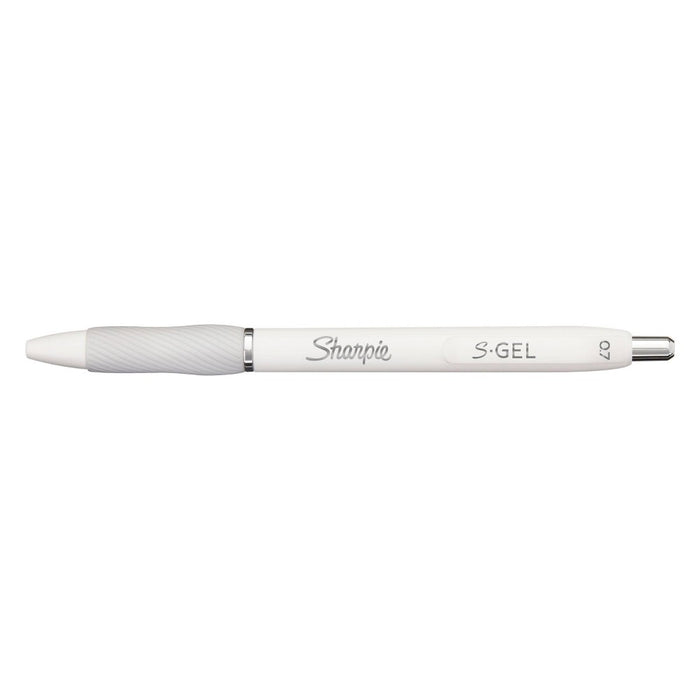 Sharpie S-Gel 4pk Gel Pens White Barrel 0.7mm Medium Tip Black