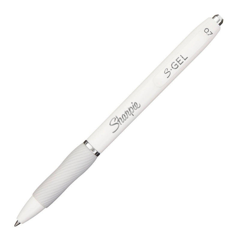 Sharpie S-Gel 4pk Gel Pens White Barrel 0.7mm Medium Tip Black