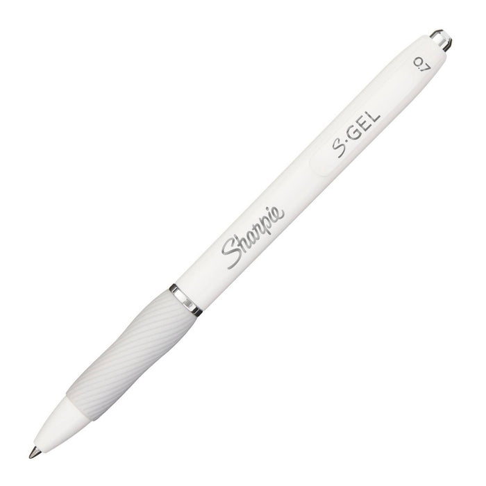 Sharpie S-Gel 4pk Gel Pens White Barrel 0.7mm Medium Tip Black