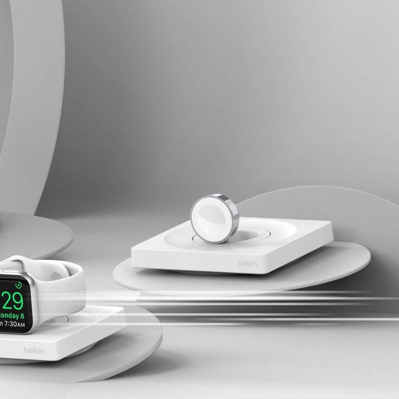 Belkin BOOSTCHARGE PRO Portable Fast Charger for Apple Watch - White