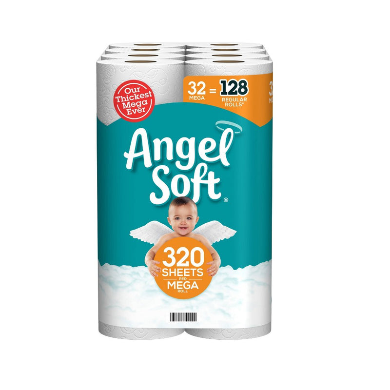 Angel Soft Toilet Paper - 32 Mega Rolls