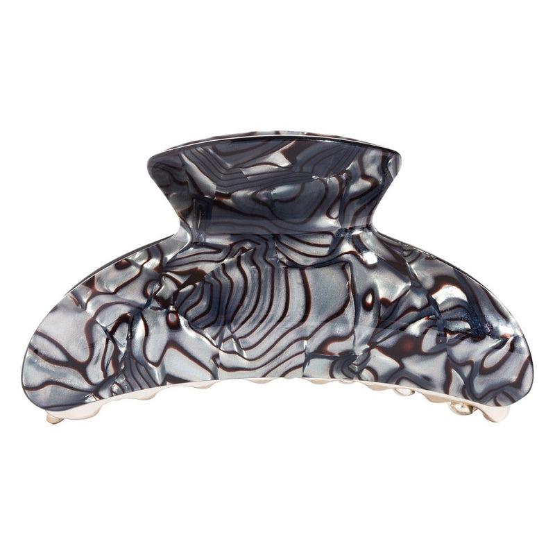 L. Erickson Large Laminated Jaw Hair Clip - Onyx