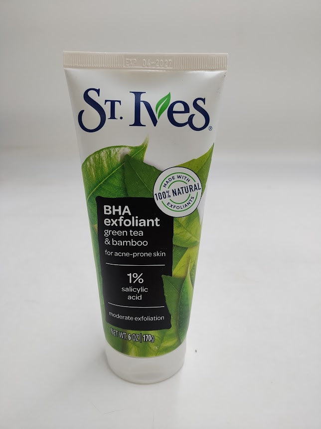 2 PACK!!! St. Ives Face Scrub - Green Tea and Bamboo - 6oz EXP:04/2027