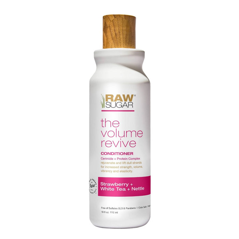 Raw Sugar Volume Revive Conditioner Strawberry + White Tea + Nettle - 18 fl oz