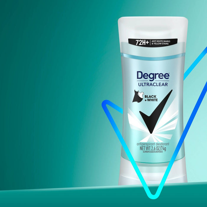 Degree Ultraclear Black + White 72 Hour Antiperspirant & Deodorant - 2.6oz