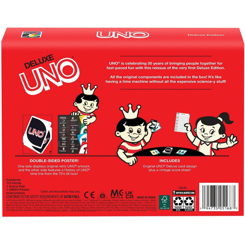 UNO Deluxe Card Game